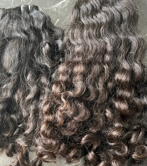 Raw curly